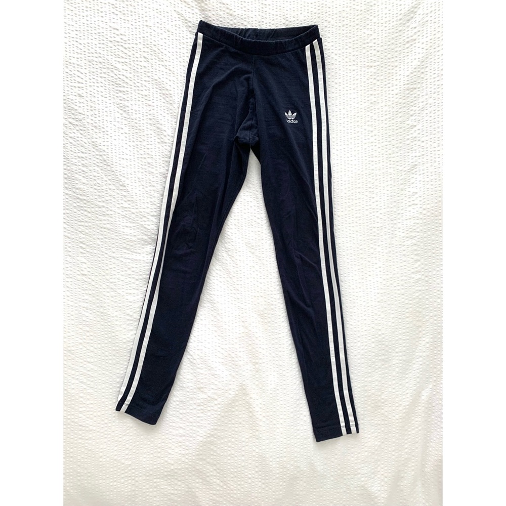 Adidas Adicolor 3-stripes tights, navy, size 2XS